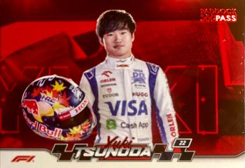 Yuki Tsunoda #67 Paddock Pass - Red