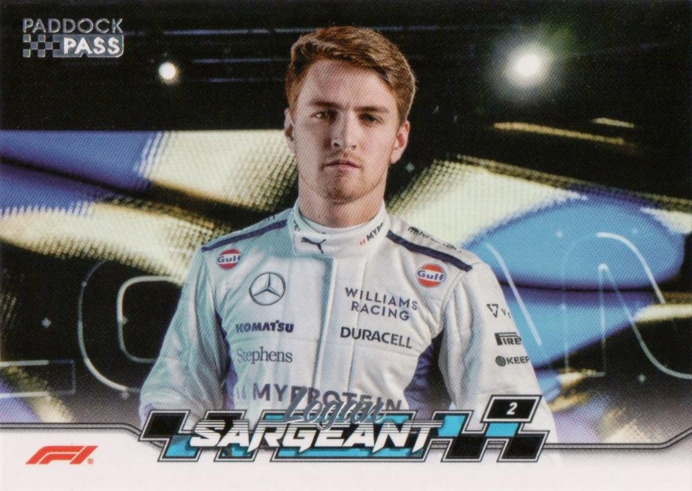 Logan Sargeant #70 Paddock Pass - Refractor