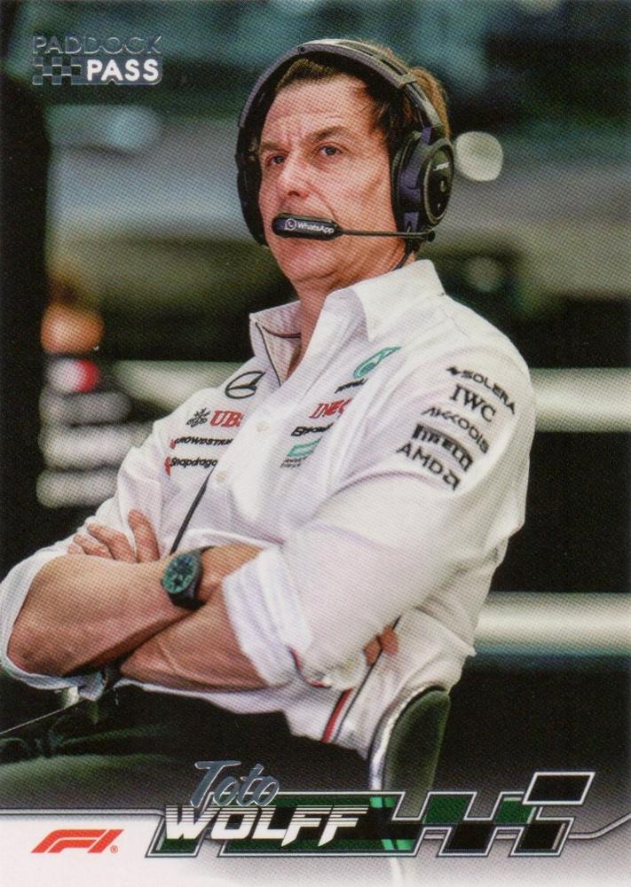 Toto Wolff #71 Paddock Pass - Refractor