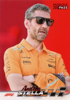 Andrea Stella #76 Paddock Pass - Red