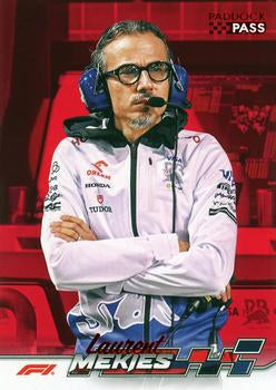 Laurent Mekies #77 Paddock Pass - Red