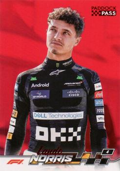 Lando Norris #7 Paddock Pass - Red