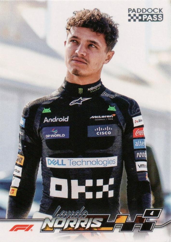 Lando Norris #7 Paddock Pass - Refractor