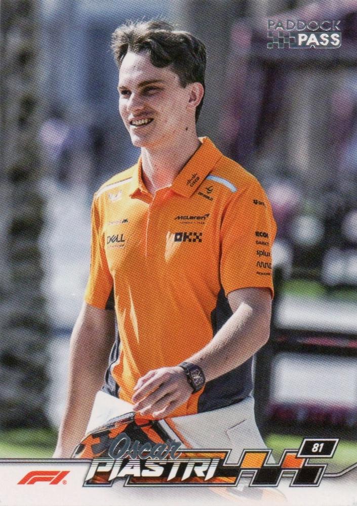 Oscar Piastri #8 Paddock Pass