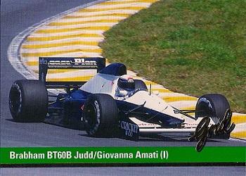 Brabham BT60B Judd / Giovanna Amati #9
